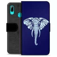 Huawei P Smart (2019) Premium Wallet Case - Elephant