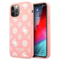 Guess Peony Collection iPhone 12 Pro Max Silicone Case - Pink