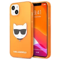 Karl Lagerfeld Choupette Fluo iPhone 13 TPU Case - Orange