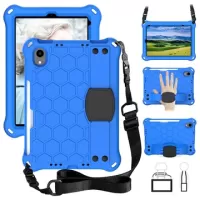 Honeycomb Series EVA iPad Mini (2021) Case - Blue