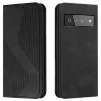 Business Style Google Pixel 6 Wallet Case - Black
