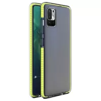 Spring Series Xiaomi Redmi Note 10 5G, Poco M3 Pro 5G TPU Case - Clear / Yellow