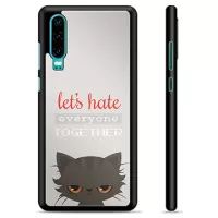 Huawei P30 Protective Cover - Angry Cat