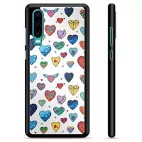Huawei P30 Protective Cover - Hearts