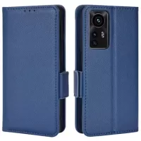 Xiaomi 12/12X Wallet Case with Magnetic Closure - Blue