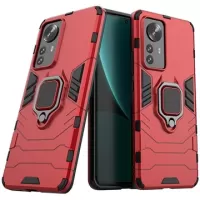 Xiaomi 12 Pro Hybrid Case with Ring Holder - Red