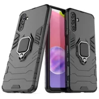 Samsung Galaxy A13 5G Hybrid Case with Ring Holder - Black