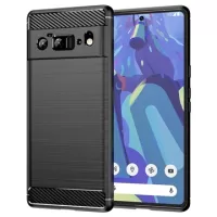Google Pixel 6 Pro Brushed TPU Cover - Carbon Fiber - Black