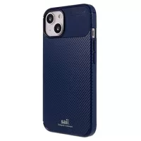 Saii Carbon Fiber iPhone 13 Mini TPU Case - Blue