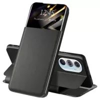 Motorola Edge X30 Front Smart View Flip Case - Black