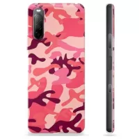 Sony Xperia 10 III TPU Case - Pink Camouflage