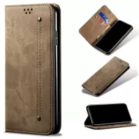 Xiaomi 11T/11T Pro Retro Series Wallet Case with Card Slot - Coffee