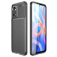 Xiaomi Redmi Note 11/11S Beetle Carbon Fiber TPU Case - Black