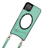 Fish Tail iPhone 14 Pro Coated Case with Mirror - Green