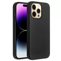 Qialino Premium Mag iPhone 14 Pro Leather Case - Black
