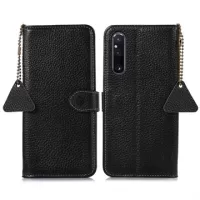 Sony Xperia 1 V Wallet Leather Case with RFID - Black