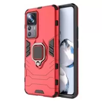 Xiaomi 12T/12T Pro Hybrid Case with Ring Holder - Red