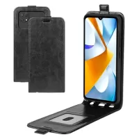 Xiaomi Poco C40 Vertical Flip Case with Card Slot - Black