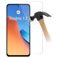 Xiaomi Redmi 12 Tempered Glass Screen Protector - 9H, 0.3mm - Clear