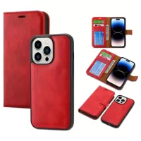 iPhone 14 Pro Magnetic Detachable Wallet Case - Red