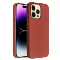 Qialino Premium Mag iPhone 14 Pro Leather Case - Brown