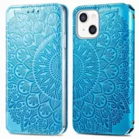 Mandala Series iPhone 14 Wallet Case - Blue