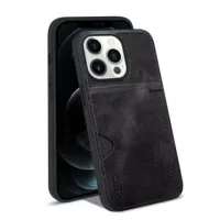KSQ Style-D iPhone 14 Pro Max Case with Card Pocket - Black
