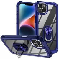 iPhone 14 Plus Hybrid Case with Ring Holder - Blue