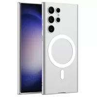 Samsung Galaxy S23 Ultra 5G GKK Magnetic Hybrid Case - Silver