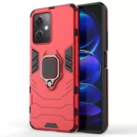 Xiaomi Poco X5 Hybrid Case with Ring Holder - Red