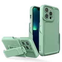 Explorer Series iPhone 14 Pro Hybrid Case with Belt Clip - Light Green
