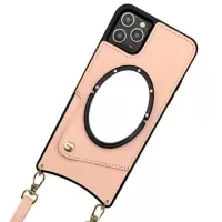 Fish Tail iPhone 14 Pro Coated Case with Mirror - Pink
