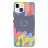 Smile Series iPhone 14 Liquid Silicone Case - Purple