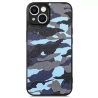 Camouflage Series iPhone 14 Plus Hybrid Case - Blue