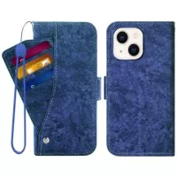 Rotatable Cardholder iPhone 14 Plus Wallet Case - Blue