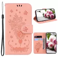 Roses Series Motorola Moto E32 Wallet Case - Pink