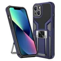 iPhone 14 Plus Hybrid Case with Metal Kickstand - Blue