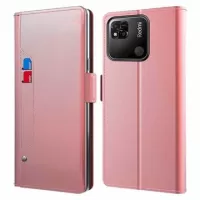 Makeup Mirror Xiaomi Redmi 10C Flip Case - Rose Gold