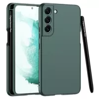 GKK Samsung Galaxy S22 5G Hybrid Case with Stylus Pen - Green