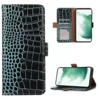 Crocodile Series Huawei Mate 50 Pro Wallet Leather Case with RFID - Green