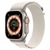 Apple Watch Ultra/8/SE (2022)/7/SE/6/5/4 Alpine Loop MQE53ZM/A - 49mm, 45mm, 44mm - S - Starlight