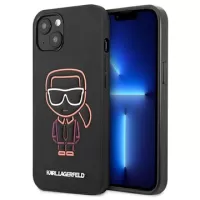 Karl Lagerfeld Ikonik Outline iPhone 13 Mini Hybrid Case - Black