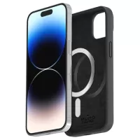 Puro Icon Mag iPhone 14 Pro Silicone Case - Black
