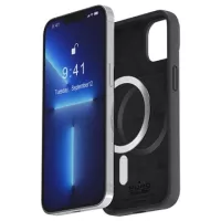 Puro Icon Mag iPhone 14 Plus Silicone Case - Black