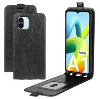 Xiaomi Redmi A1 Vertical Flip Case with Card Holder - Black
