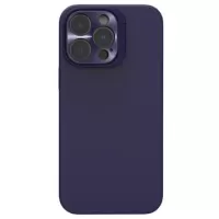 Nillkin LensWing Magnetic iPhone 14 Pro Max Liquid Silicone Case - Purple