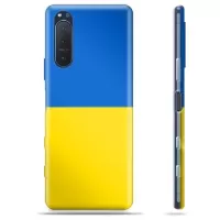 Sony Xperia 5 II TPU Case Ukrainian Flag - Yellow and Light Blue