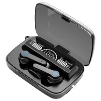 True Wireless Stereo Earphones with Power Bank Function M19 - Black
