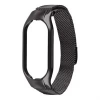 Tactical Xiaomi Mi Band 7 Stainless Steel Mesh Band - Black