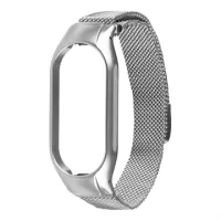 Tactical Xiaomi Mi Band 7 Stainless Steel Mesh Band - Silver